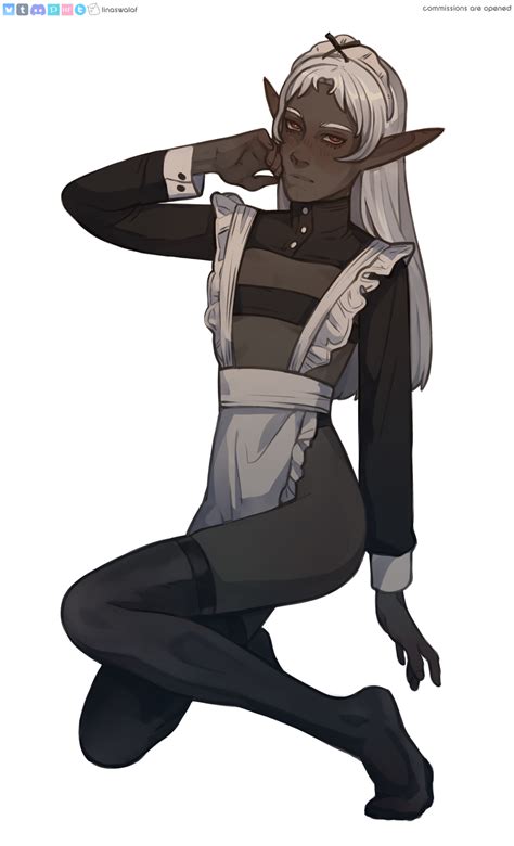 Drow Twink Maid By LinaSwalaf Hentai Foundry