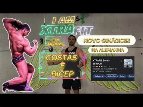 Novo Gin Sio Na Alemanha Treino De Costa Em Bicep Sim O Treina Youtube