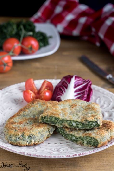 Hamburger Di Pollo E Spinaci O Cotolette Di Spinaci Fritte O Al Forno