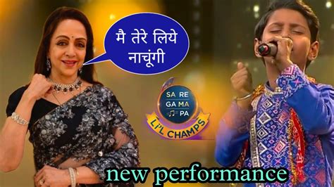 Harsh Sikandar New Performance Harsh Saregamapa Hema Malini Special