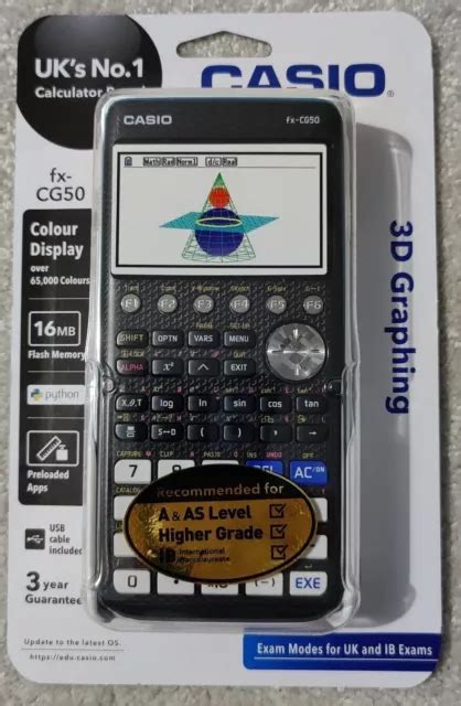 Genuine Casio Fx Cg D Graph Catalogue Function Graphic Calculator