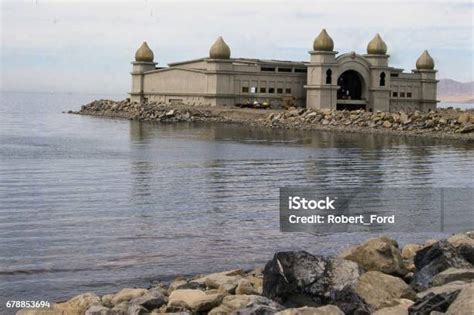 The Saltair Pavilion In The Great Salt Lake As Seen In The Mid1990s