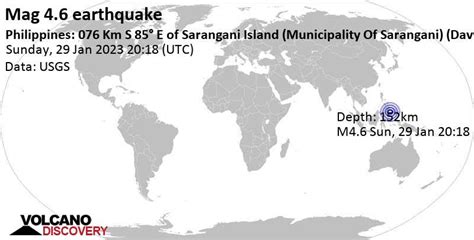 Quake Info Light Mag Earthquake Philippine Sea Km Southeast