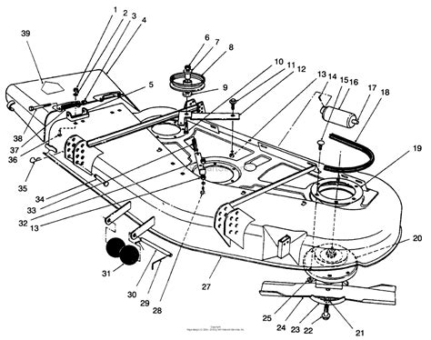 Toro 50 Inch Deck Zero Turn Mower Parts