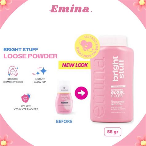 Jual Emina Bright Stuff Loose Powder Gr Shopee Indonesia