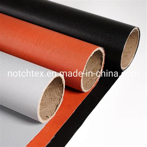 Neoprene Coated Fiberglass Fabric Black Black Banding Pipe Chemical Resistant China Banding