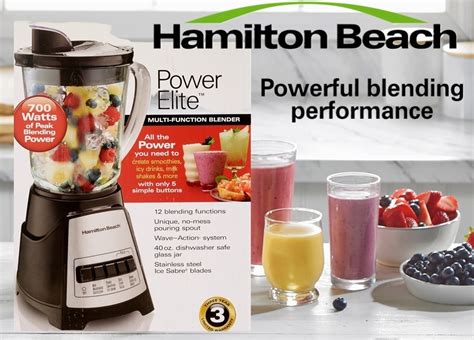 Amazon Hamilton Beach Elite Blender