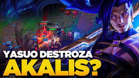 Otp Yasuo Millones De Maestr A Destroza Akalis En High Elo Youtube