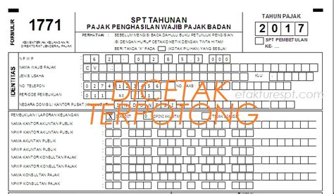 Pelaporan Pajak Badan Tulisan