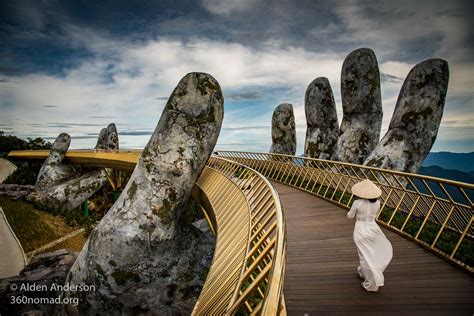 Golden Bridge Da nang Vietnam - 360nomad