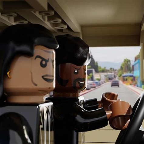 Lego Pulp Fiction Vincent And Jules D Model Rigged Cgtrader