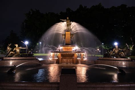 Archibald Memorial Fountain Runs Anew After Restoration Works