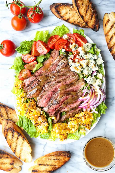 Grilled Steak Salad With Balsamic Vinaigrette Damn Delicious