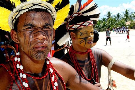 Pataxo Indigenous Games Ethnicity Funasa Wild Photo Background And