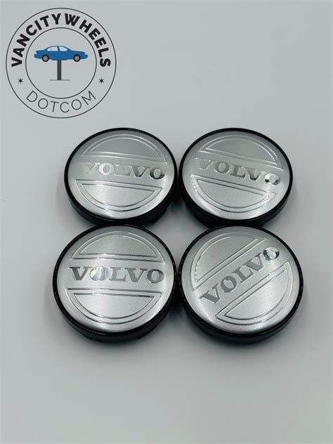 Premium 4Pcs VOLVO Wheel Center Caps In Varied Sizes Wheel Cap Base