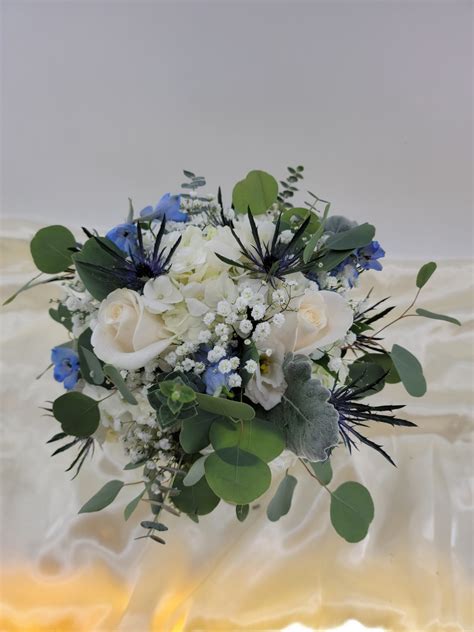 Blue Daze Bridal Bouquet Suellen S Floral Company