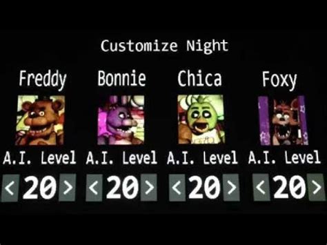 Guia Como Pasar La Custom Nigth O En Fnaf Youtube