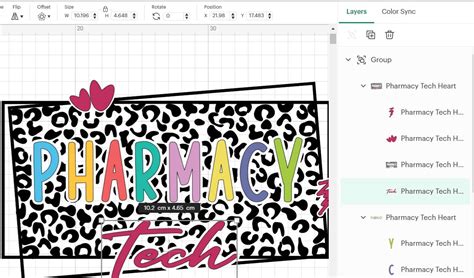 Pharmacy Tech Svg Pharmacy Technician Svg Leopard Print Pharmacy Tech