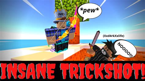 Insane Trickshot On Xxd Rkxxlife Roblox Skywars Youtube