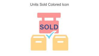 units sold colored icon  powerpoint pptx png  editable eps format
