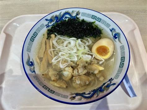 『あさりとあおさの塩ラーメン』らーめん 波市のレビュー ラーメンデータベース