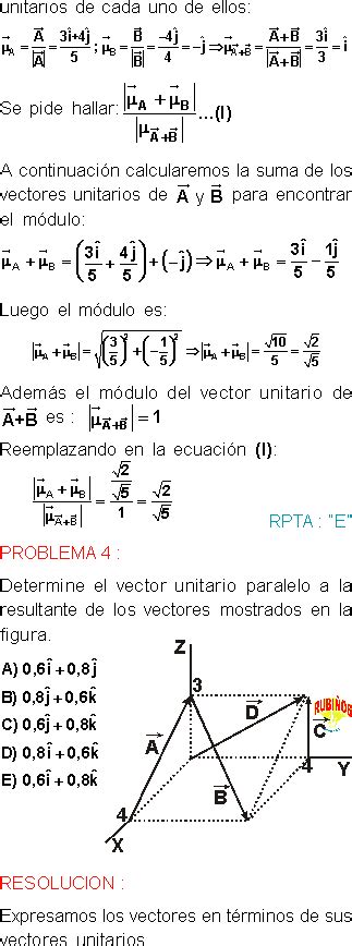 Vectores Unitarios