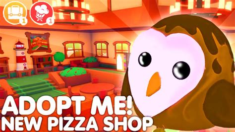 NEW HUGE PIZZA SHOP UPDATE RELEASE ADOPT ME NEW PETS PIZZA JOB