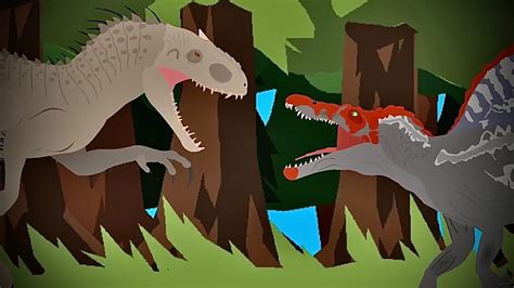 Indominus Rex Vs Spinosaurus One Shall Rule Youtube