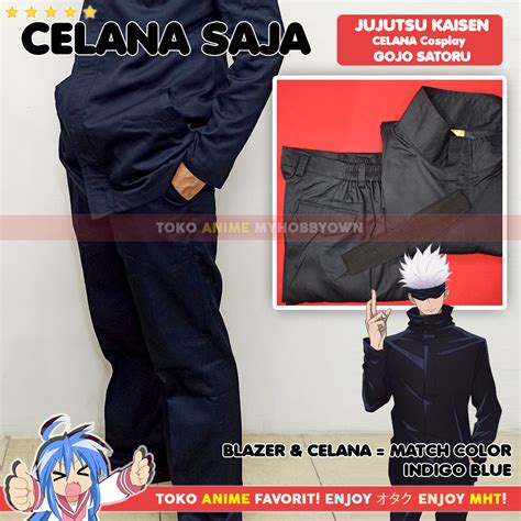 Celana Anime Gakuran Jujutsu Kaisen Gojo Satoru – Toko Anime Terpercaya ...