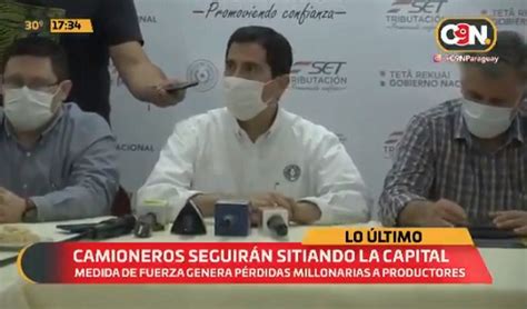 Gobierno Pide A Gremios Volver Al Di Logo Y Camioneros Seguir N Movilizados