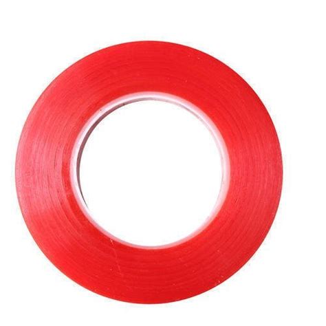 Brand JONSON Backing Material Polyester Double Side Red Mounting Tape