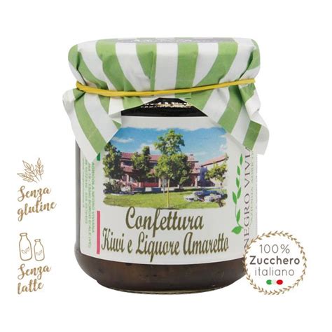 Confettura Di Kiwi E Liquore Di Amaretto Azienda Agricola Negro Viviana