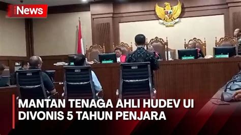 Irwan Hermawan Divonis 12 Tahun Penjara Kasus Korupsi Bts 4g Kominfo