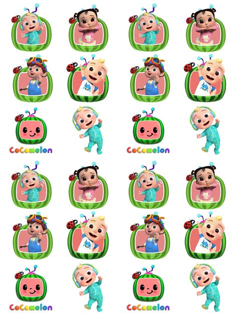 Coco melón | Birthday cake topper printable, Baby birthday party theme ...