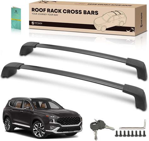 Yhtauto 165lbs Roof Rack Cross Bars W Hardware Compatible With Hyundai Santa Fe 2019