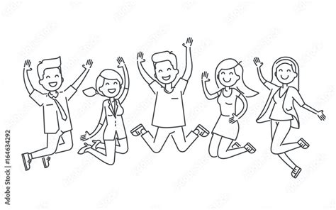 Happy Person Clipart Black And White