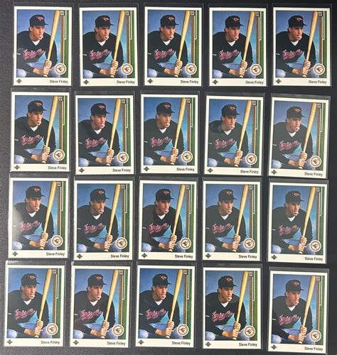 Lot Of X Upper Deck Steve Finley Rc Ebay