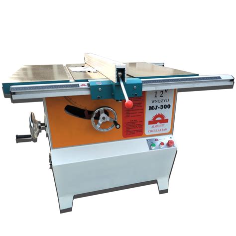 Mj300 Spindle Tilting 40 90degree Sliding Table Circular Saw Woodworking Cutting Saw Machine