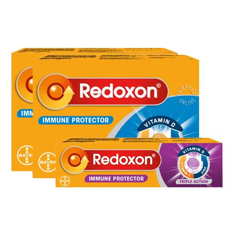 Redoxon Triple Action Vitamin C D Zinc Immunity ORG BC