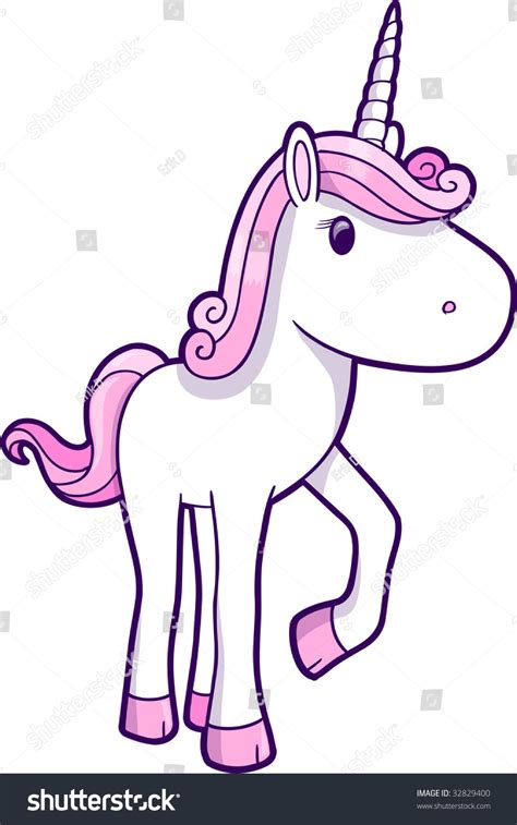 Pink Unicorn Vector Stock Vector Royalty Free 32829400 Shutterstock