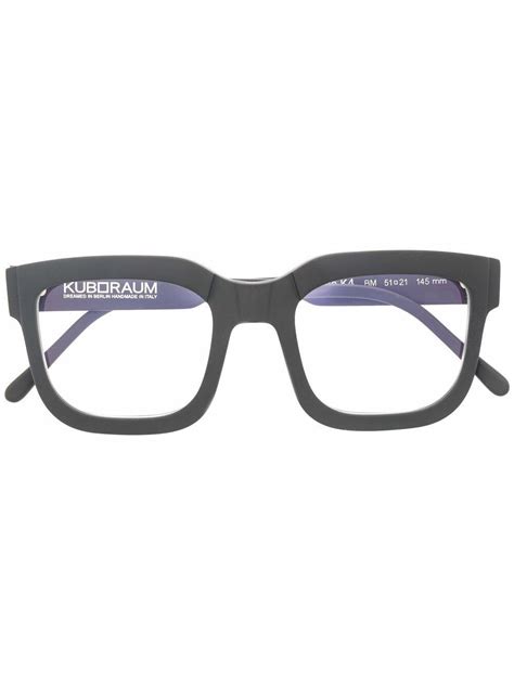 Kuboraum K Square Frame Glasses Editorialist