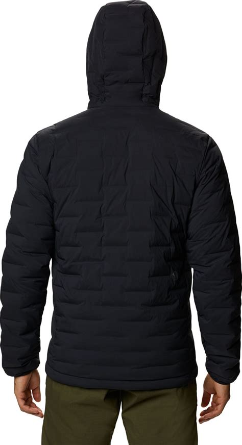 Mountain Hardwear Super Ds Stretchdown Hooded Jacket M Black Ski Down