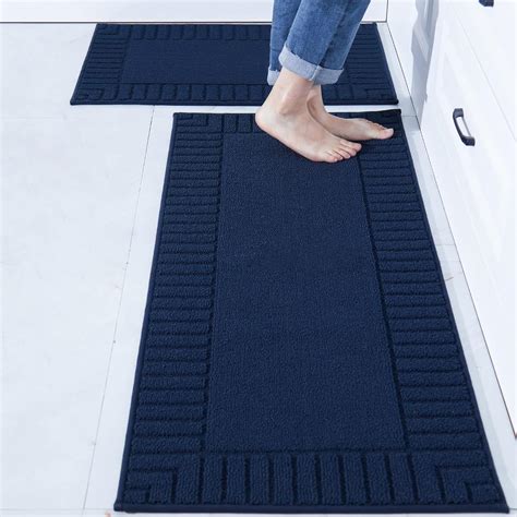 Amazon Beqhause Kitchen Rugs Washable Kitchen Mats For Floor Non