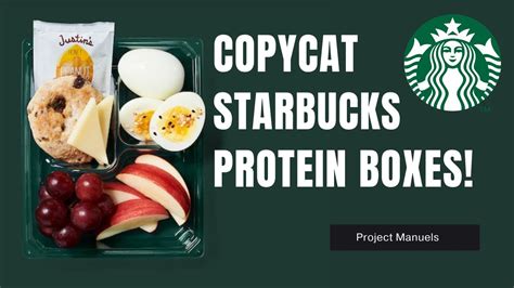 Copycat Starbucks Protein Box Meal Prep Save Money And Make Your Own Youtube