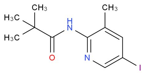 677327 29 6 N 5 Iodo 3 Methyl Pyridin 2 Yl 2 2 Dimethyl Propionamide