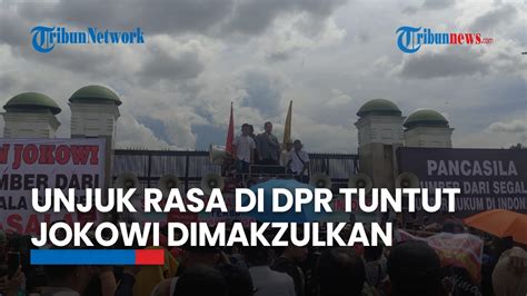 Gedung DPR RI Digeruduk Beberapa Kelompok Massa Sekaligus Polisi Tutup