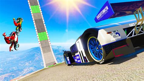 Gta New Stunt Dlc Races Unbelievable Custom Gta V Stunt Races Gta