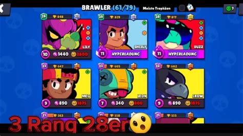 Wie Viele Troph En Habe Ich Meine Accountvorstellung In Brawl Stars