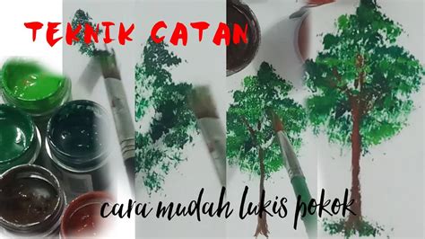 Cara Lukis Pokok Simple Lukiskan Pokok Krismas Dengan Langkah Oscar