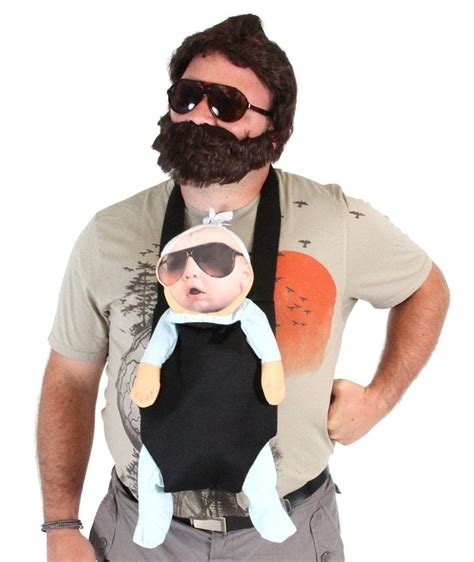 Adult Men S The Hangover Alan Deluxe Halloween Suit With Baby Carlos